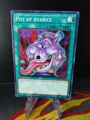 Yugioh Pot Of Avarice Egs1-en026 Egyptian God Deck Slifer The Sky Dragon-image