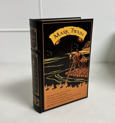 Mark Twain Leather Bound Classics Brand New-image