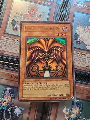 Exodia The Forbidden One LOB-124 TEXT SHIFT ERROR HOLO SHADE ERROR-image