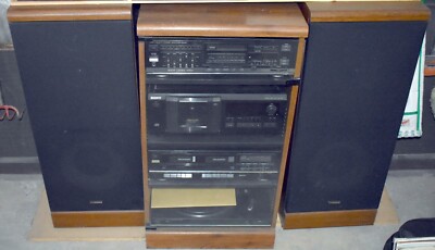 Classic Fisher Studio Standard Stereo System in original cabinet, extras, read!-image