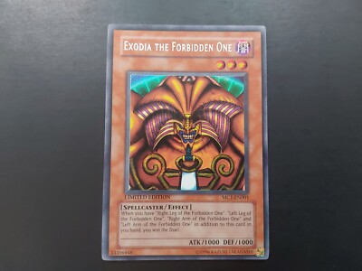 Yugioh - Exodia the Forbidden One MC1-EN001 Secret Rare Limited Edition Promo-image