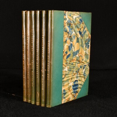 1886 6vol The Olden Time Series Henry M Brooks First Edition Leather-image