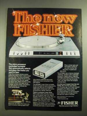 1980 Fisher MT6360 Linear Drive Turntable Ad-image