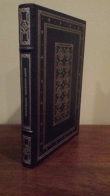 Franklin Library Full Leather Saint Augustine Confessions with Gilt (1982) -image