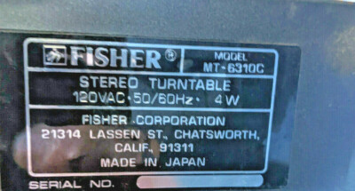 FISHER MT-6310C PARTS- TRANSFORMER, SWITCH,POWER BOARD,WEIGHT,ARM N MORE-image