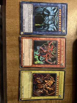 Yu-Gi-Oh! TCG - Slifer, Obelisk & Ra Secret Rare Promos GBI-001, 002 & 003 -image