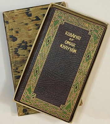 1910s THE RUBAIYAT OF OMAR KHAYYAM Antique Book w/ Box CROWELL'S NUGGET SERIES-image