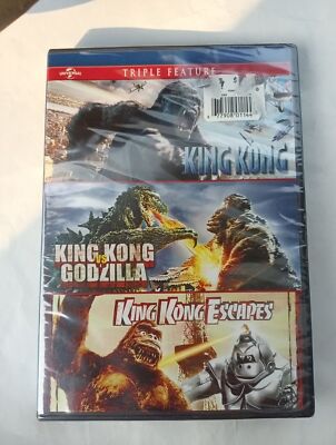 King Kong / King Kong vs. Godzilla / King Kong - DVD - New Factory Sealed -image