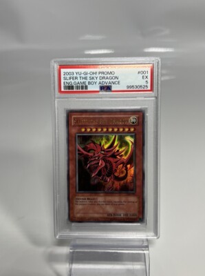 Yu-Gi-Oh! Slifer the Sky Dragon GBI-001 Game Boy Advance Ultra Rare  PSA 5-image