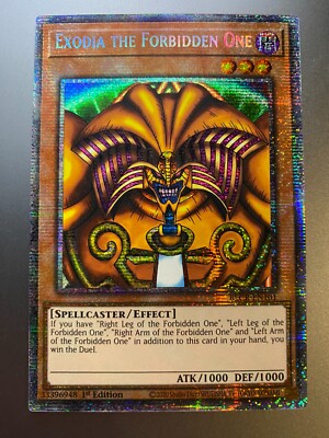 Yugioh Exodia the Forbidden One BLCR-EN101 Starlight Rare 1st Edition Mint/NM-image