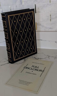 1st Edition 1977 Full Disclosure William Safire Franklin new condition-image