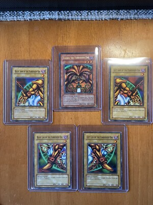Yugioh TCG Exodia the Forbidden One Complete Set - LP-image