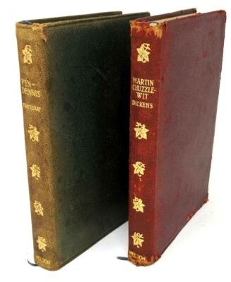 New Century Lib DICKENS Martin Chuzzlewit THACKERAY History of Pendennis 1906-image