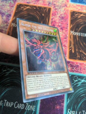 Yu-Gi-Oh! Slifer the Sky Dragon SBCB-EN201 1st Edition Secret Rare NM-image