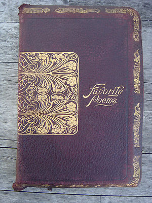 FAVORITE POEMS SELECTED FROM ENGLISH AND AMERICAN AUTHORS FIRST EDITION 1884-image