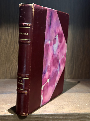 LA TERRE Emile Zola 3/4 Leather 5Editions S.E.L.F. Limited NUMBERED Ed. #1055-image