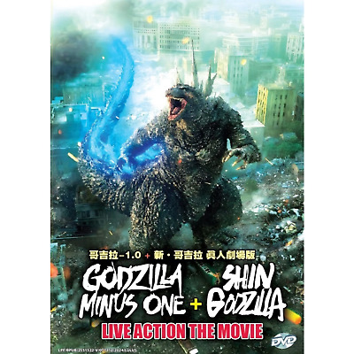 Anime DVD Godzilla Minus One + Shin Live Action Movies English Sub + FREE GIFT-image