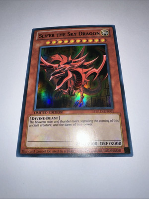 Slifer The Sky Dragon YGLD-ENG01 Limited Edition-image