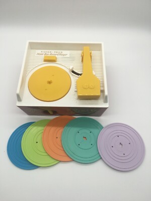2014 Fisher Price Music Box Record Player with all (5) Records - Awesome Toy-image