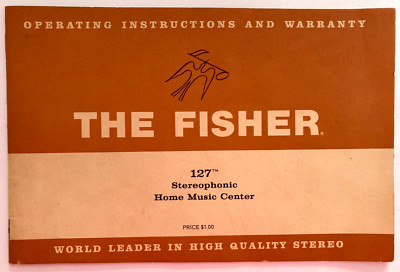 FISHER 127 STEREO HOME MUSIC CENTER OPERATING INSTRUCTIONS 1967-image
