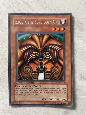 Yugioh - Exodia the Forbidden One - MC1-EN001 - Secret Rare - Limited Edition-image