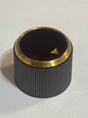 Vintage FISHER 100T Master Control TUBE Preamp Outer KNOB for Treble Bass-image