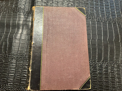 Antique JAN-DEC 1869 THE LADIES REPOSITORY Leather Bound Woman's Magazine (s13)-image