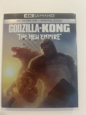 GODZILLA x KONG THE NEW EMPIRE 4K ULTRA HD + DIGITAL CODE New Sealed-image