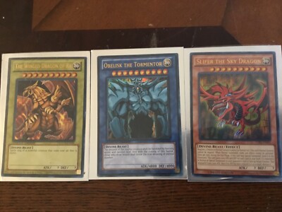 egyptian gods obelisk the tormentor,slifer the sky dragon,the winged dragonofra-image
