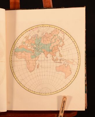 1819 Lectures On The Philosophy Of History Ezekiel Blomfield Hand Coloured Plate-image