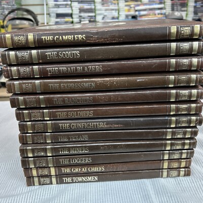 Time Life - Classics of the Old West Series Hardcover Books - Lot Of 12-image