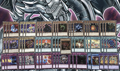 YuGiOh 63 Card Slifer the Sky Dragon Slime Fusion Deck & Game Mat SPEED DUEL-image
