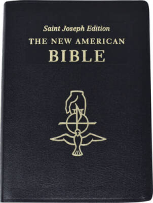 Saint Joseph Edition of the New American Bible - Leather Bound - GOOD-image