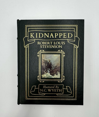 Easton Press Kidnapped Robert Louis Stevenson Leather  ill. N.C. Wyeth 1991 Fine-image