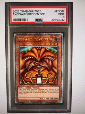 YUGIOH PSA 9 2023 Exodia the Forbidden One TN23-EN002 QCR-image