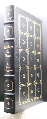 Ivan Turgenev FATHERS & SONS Leather Easton Press UNREAD! Illustrated Eichenberg-image