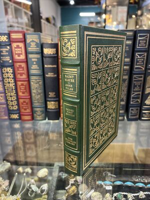 Franklin Library Anne Tyler Saint Maybe First Ed Society Signed Leather 1991-image