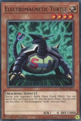  1x Electromagnetic Turtle - EGS1-EN013 - Common - 1st Edition - Egyptian God De-image