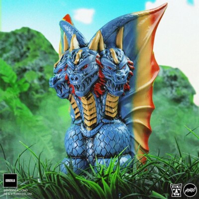 Mondo - Godzilla - King Ghidorah - Tiki Mug - Tru-Colored Terror Variant-image