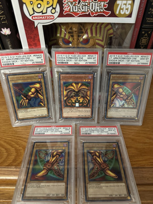 Exodia 1st Edition Set-Sequential-PSA 10/9-2015-Yugi’s Legendary-POP-Yugioh-image
