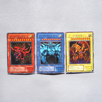 Yu-Gi-Oh Egyptian God Slifer Obelisk Ra G4-01 G4-02 G4-03 3set NM Japanese k244-image