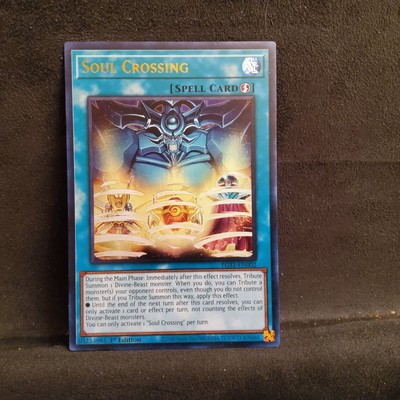 Soul Crossing EGS1-EN002 Egyptian God Deck: Slifer the Sky Dragon-1st Edition...-image