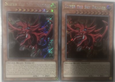 Yugioh Slifer the Sky Dragon SBC1-ENH01 Speed Duel Secret Rare 1st Ed-image