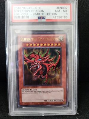 Slifer the Sky Dragon LC01-EN002 PSA 8 Yu-Gi-Oh Legendary Collection 1 -image