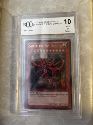 2010 Slifer The Sky Dragon Yugioh Legendary Collection BCCG 10 Mint-image