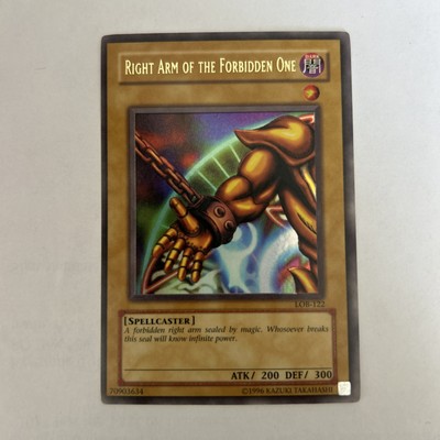 YuGiOh Right Arm of the Forbidden One - LOB-122 - Ultra Rare - Unlimited -image