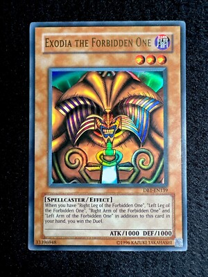 🔥YUGIOH • EXODIA THE FORBIDDEN ONE • ULTRA RARE • DB1-EN139 • VLP🔥-image