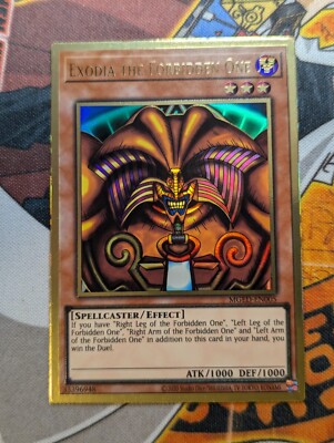 Exodia the Forbidden One - MGED-EN005 - Premium Gold Rare - 1st Edition Yugioh-image