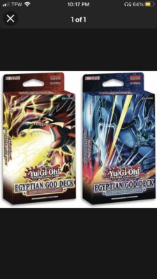 PreSell YuGiOh Egyptian God Decks: Slifer The Sky Dragon & Obelisk The Tormentor-image
