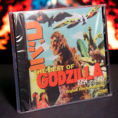 The Best of Godzilla Vol. 1: 1954-1975 Soundtrack CD Crescendo Toho 1998 Sealed-image